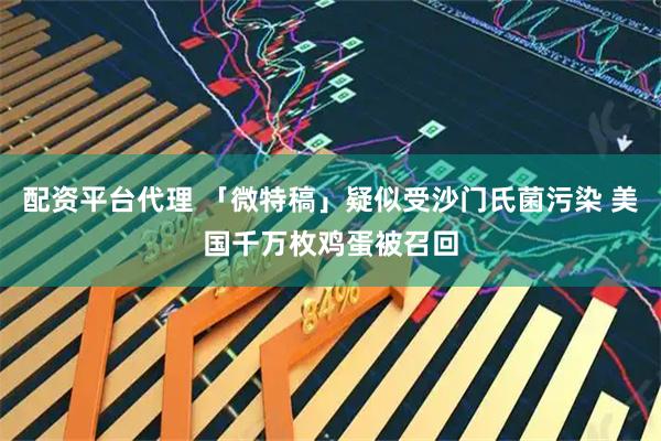 配资平台代理 「微特稿」疑似受沙门氏菌污染 美国千万枚鸡蛋被召回